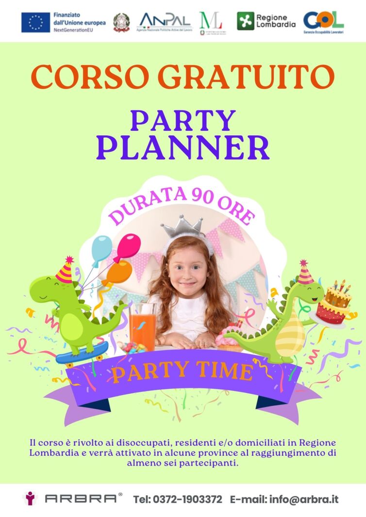 Locandina Party Planner_GOL
